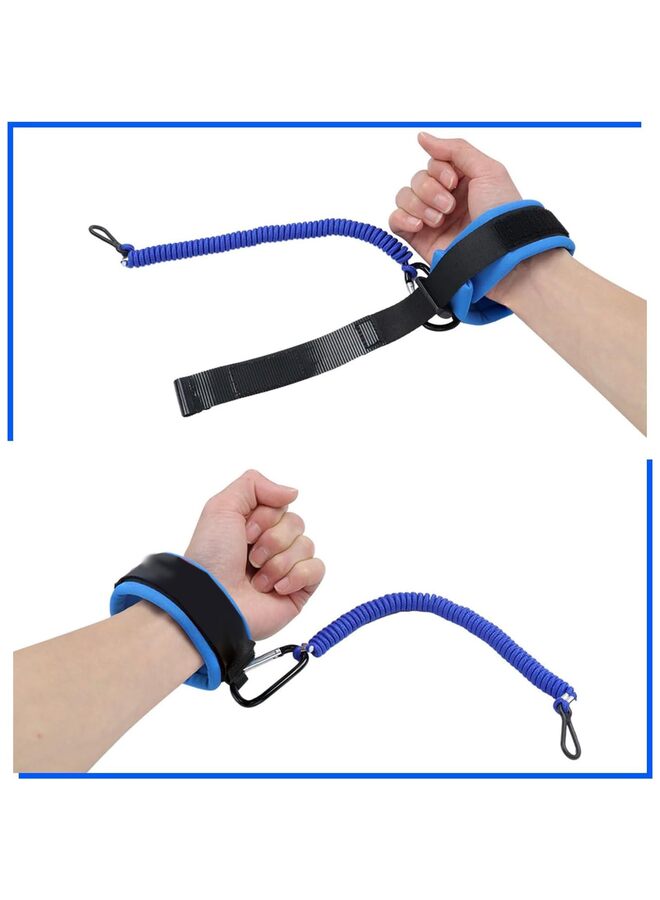 حزام معصم لمفتاح قارب جت سكي، مناسب لمعظم محركات ميركوري البحرية الخارجية، ومفتاح إيقاف تشغيل محرك القارب، وحبل أمان للطوارئ (المقاس: أزرق) - Image 5
