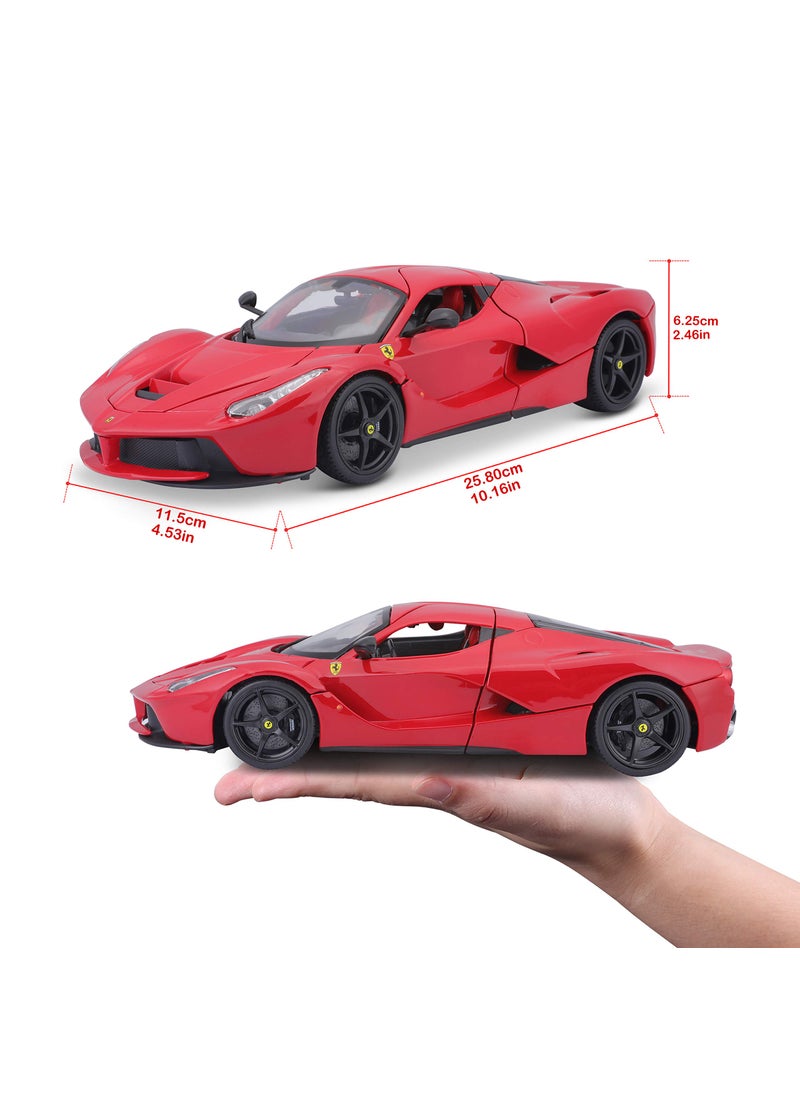 Bburago Bburago 1:18 Scale Ferrari Race and Play LaFerrari Diecast Vehicle (Colors May Vary)  - Image 4