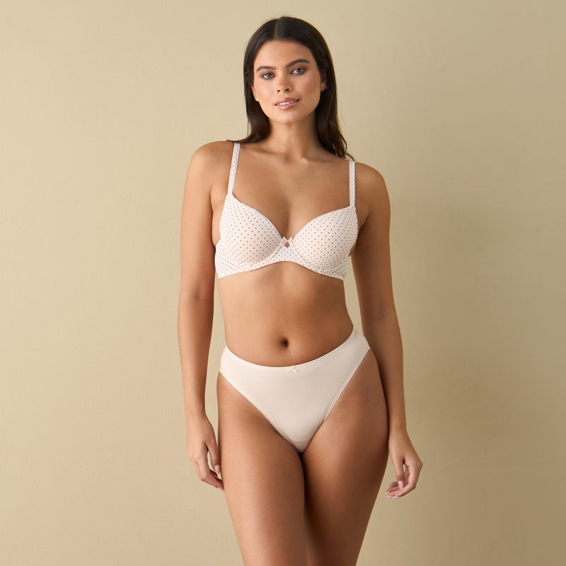 Splash FAV Set of 3 - Printed Demi Bra with Hook and Eye Closure - Image 2