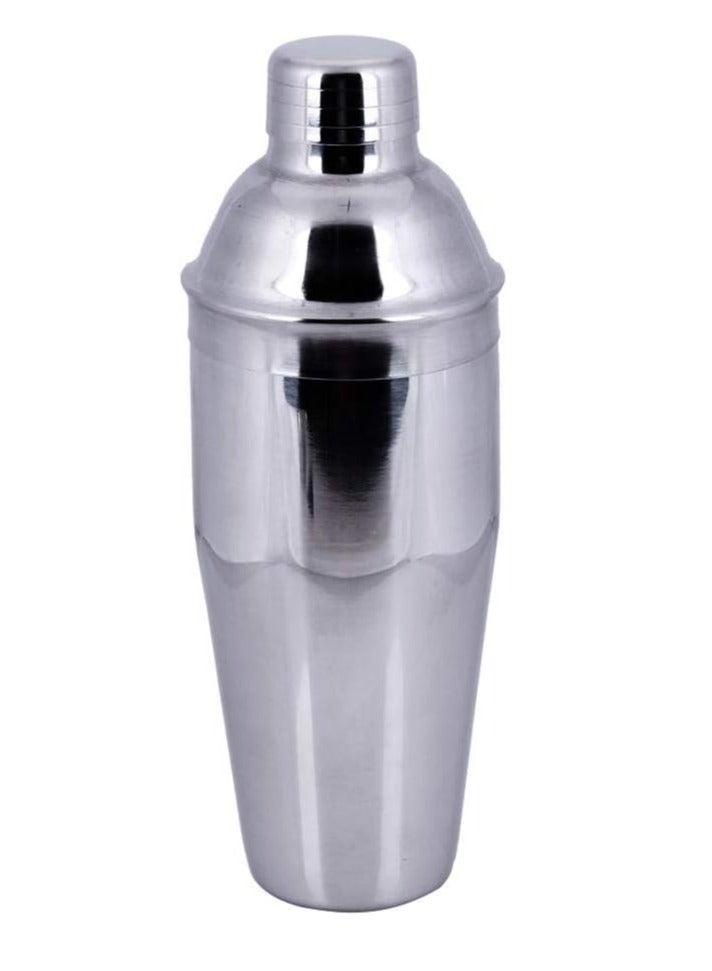 RANK Stainless Steel Cocktail Shaker Silver 750ml - Image 1