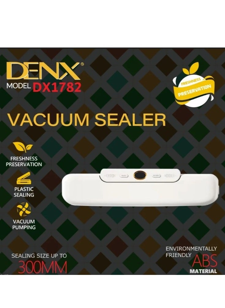Denx Vacuum Machine With Automatic Shut-Off System For Food Preservation With Built-In Slicer Dx1782 - Image 3