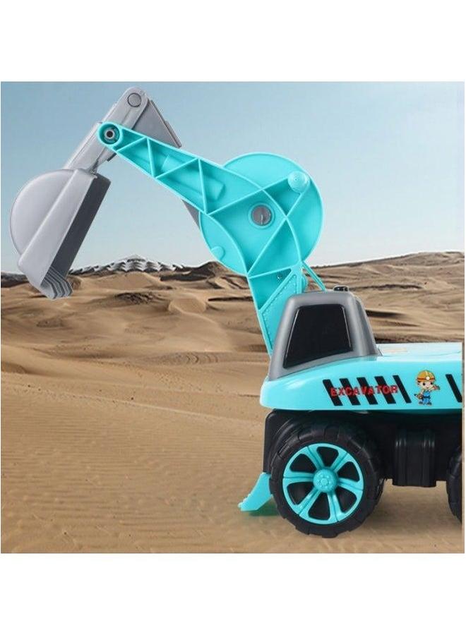إسكدنيا Children's Excavator 1-6 Years Old With Music, Lights, Can Sit and Slide Construction Vehicle, 360-degree Rotation, Baby Toy Car. - Image 3