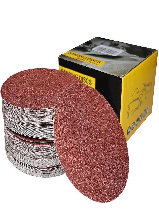 SACKORANGE 100 PCS 6" PSA Sanding Discs -20 Each of 60, 80, 120, 180, 240, Grit- 6 Inch Self Adhesive Stickyback Sandpaper Discs for DA Sander, Sand Automotive Car Paint, Woodworking Wood, Metal - Image 1