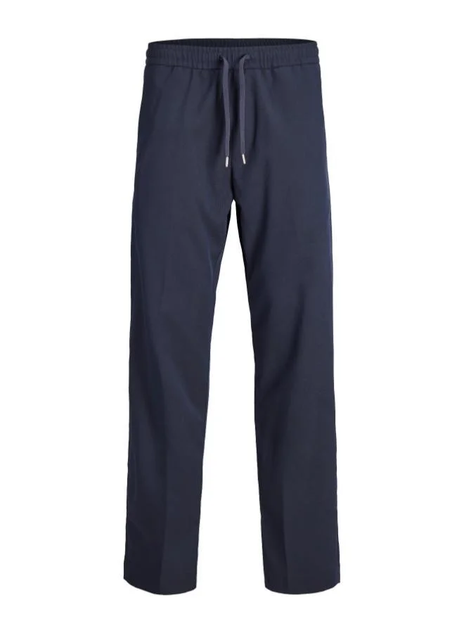 JACK & JONES Dark Navy Relaxed Fit Woven Jogger for Men | Best Price UAE