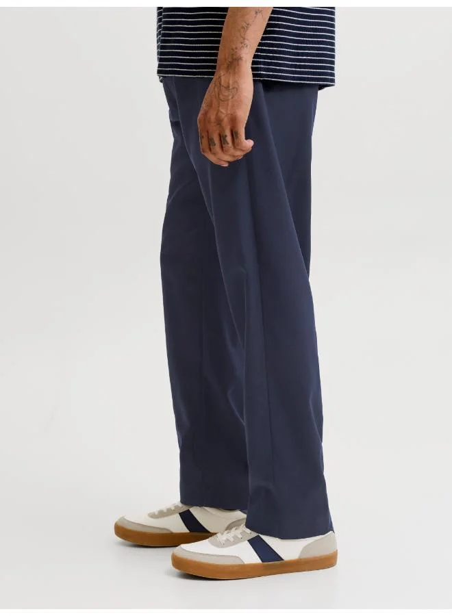 JACK & JONES Dark Navy Relaxed Fit Woven Jogger for Men | Best Price UAE
