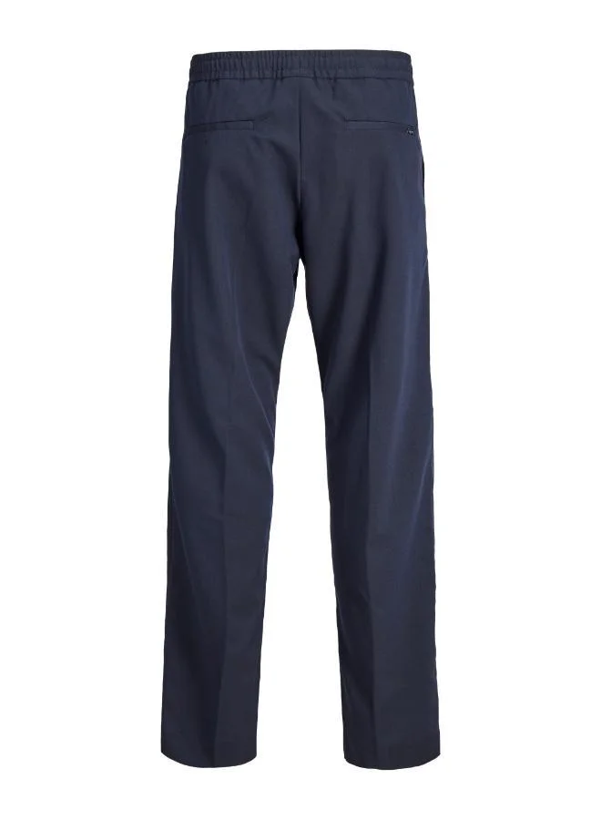 JACK & JONES Dark Navy Relaxed Fit Woven Jogger for Men | Best Price UAE