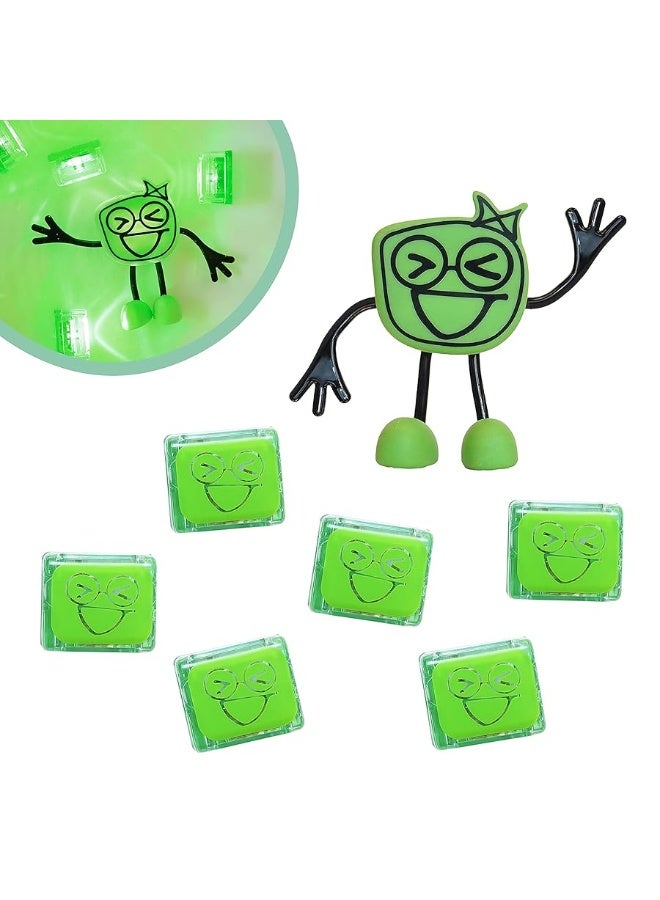 Glo Pals New Glo Pals Pippa Water-Activated Bath Toy with 6 Reusable Light-Up Cubes for Sensory Play - Image 4