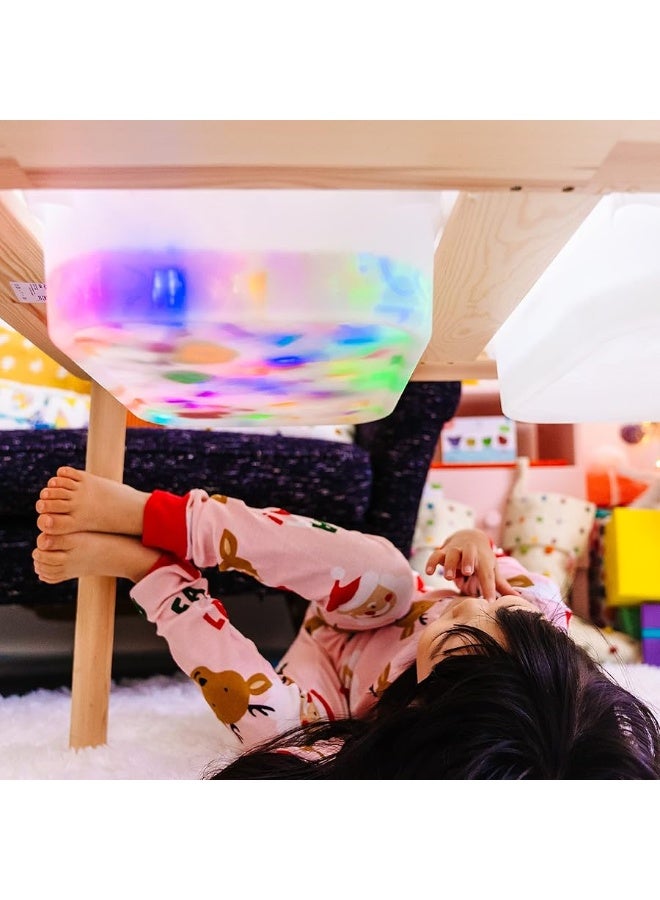 Glo Pals New Glo Pals Pippa Water-Activated Bath Toy with 6 Reusable Light-Up Cubes for Sensory Play - Image 2