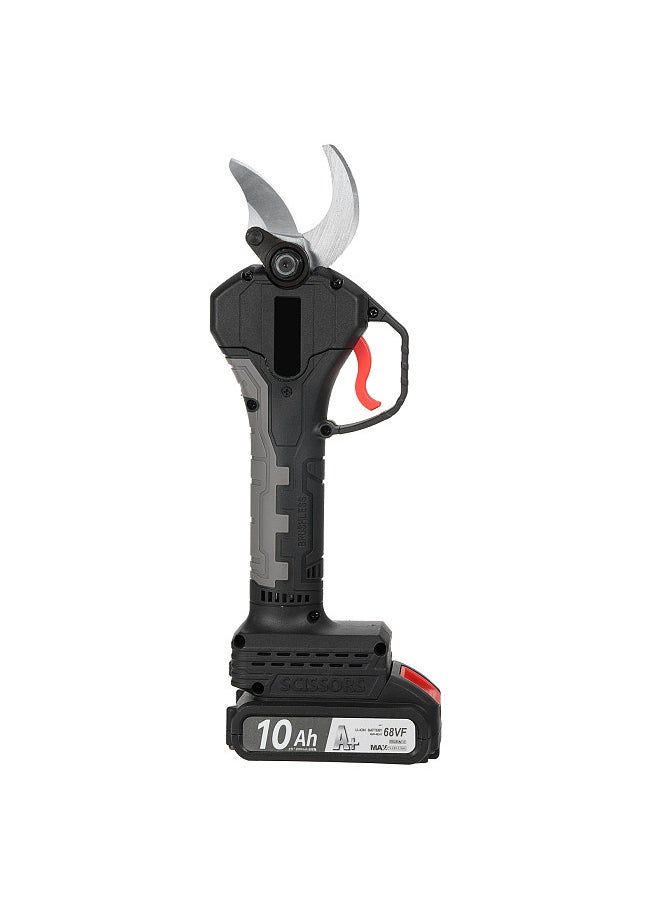 Electric Pruning Shears Cordless Electric Pruning Battery Powered Tree Branch Pruner with Brushless Motor 21V Lithium Battery 30mm-40mm Inch Cutting Diameter LCD Display Screen