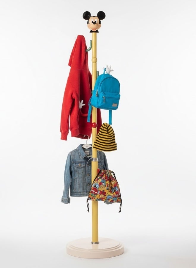 هابي هوم شماعة ملابس ستاند مودرن للأطفال والكبار – شماعة متعددة الاستخدام لتعليق الملابس، الشنط، الكابات – معدن قوي وثابت، مناسبة للمدخل، غرفة النوم، أو غرفة الأطفال – ارتفاع 168 سم - Image 1