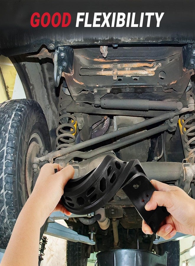 AICARS Shock Absorber Spring Rubber: Coil Spring Booster Cushion Car Bumper Buffer Power Cushion Black B Type- Pack of 2 - Image 5