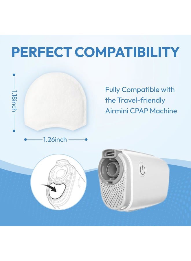 RespWave Disposable Replacement AirMini CPAP Filters - Compatible with Resmed AirMini, for Travel & Home Use, CPAP Supplies Accessories, 30 Pack - Image 3