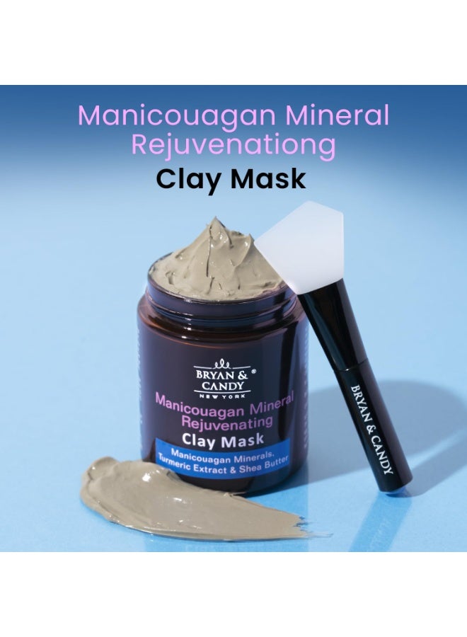 Bryan & Candy New York Manicouagan Mineral Rejuvenating Clay Face Mask with Manicouagan Minerals, Turmeric Extract & Shea Butter (100 gm) - Image 2