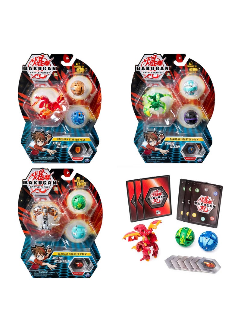 BAKUGAN - BAKUGAN Starter Pack Set Assortment (Styles May Vary - One Supplied) - Image 1