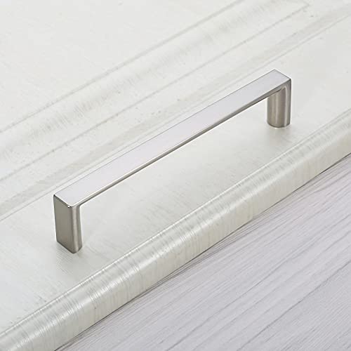KNOKLOCK 10 Pack 5 Inch(128mm) Kitchen Cabinet Handles Brushed Satin Nickel Cabinet Pulls Kitchen Cabinet Hardware Drawer Pulls for Dresser Cupboard Wardrobe - Image 4