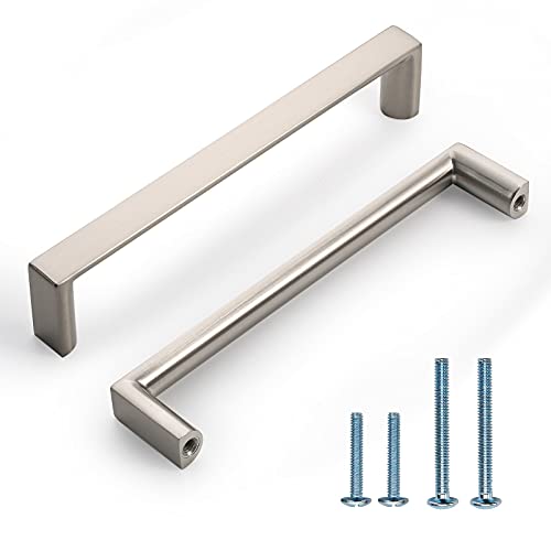 KNOKLOCK 10 Pack 5 Inch(128mm) Kitchen Cabinet Handles Brushed Satin Nickel Cabinet Pulls Kitchen Cabinet Hardware Drawer Pulls for Dresser Cupboard Wardrobe - Image 1