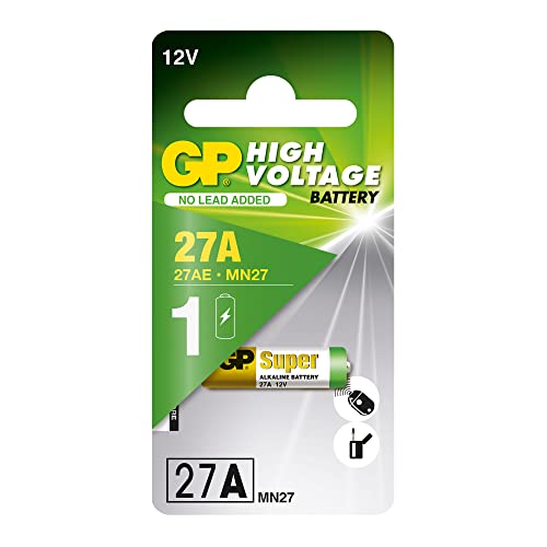 GP Batteries 27A 12 V High Voltage Alkaline Battery, 10027AC1 - Image 1