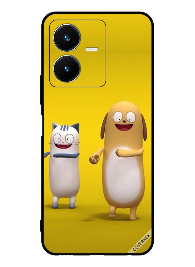 Covernex Protective Case Cover For Vivo Y22s Cat Dog Story - Image 1