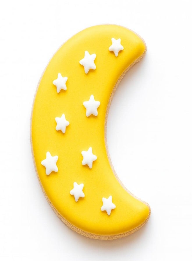 Bundle of Fun Crescent Moon Cookie Cutter with Easy Push Design, 3D Printed in USA (3.5 Inch) - Image 5