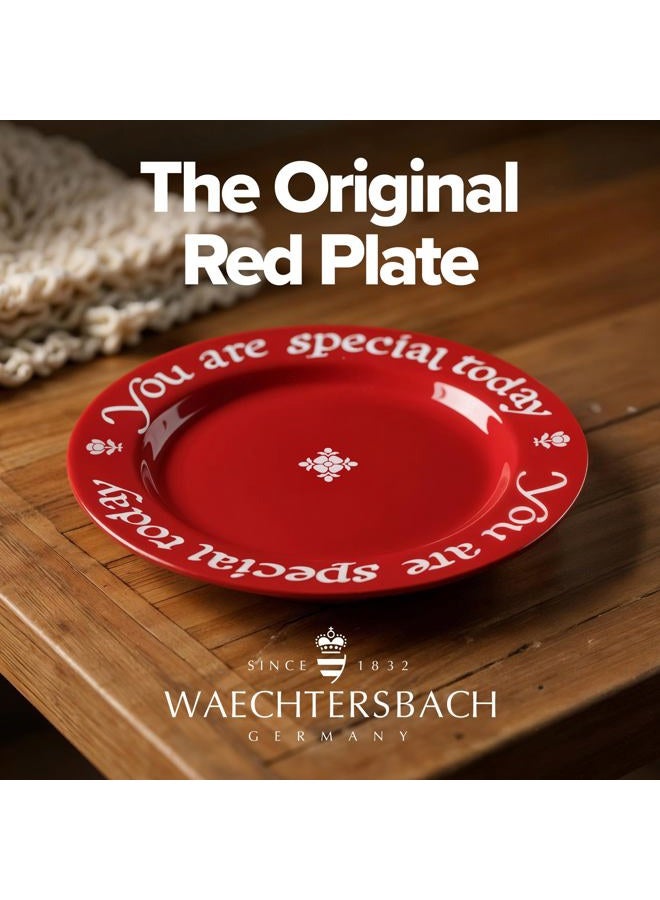 Waechtersbach Plate, You Are Special Today, Cherry Red - Image 3