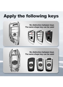 Y&D Car Key Case Keychain Cover Holder for BMW, Fob BMW 1 3 5 7 Series 530 F48 X1 X2 X3 X4 X5 X6  - Image 4