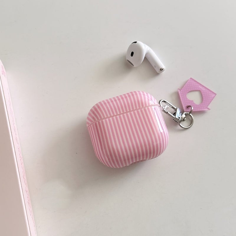 Pink Earphone Case Compatible with AirPods 1 2 Fashion Silicone - Image 1
