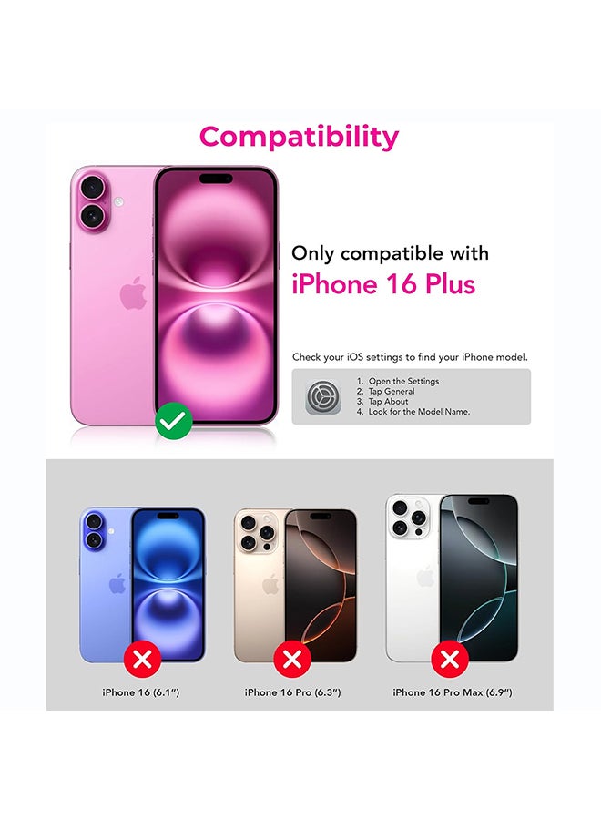 O Ozone Clear Hard Back Compatible With iPhone 16 Plus [ Compatible With Magsafe ]| Transparent Shockproof Protective Cover | Slim Hybrid PC + TPU Phone Case | Anti-Yellow, Scratch Resistant - Image 4