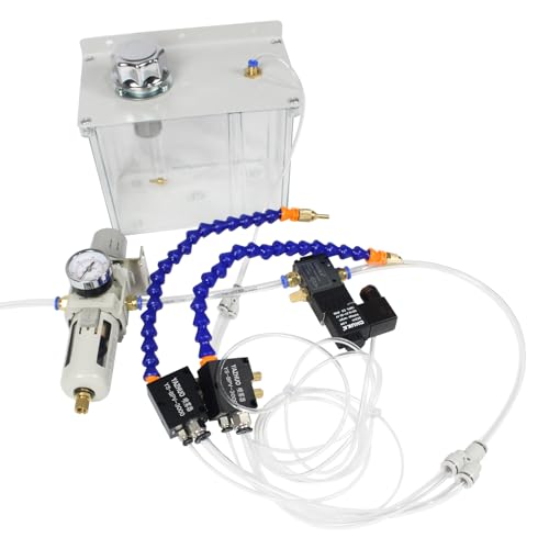 CNCTOPBAOS Cutting Cooling Spray PumpYSBPV3000 3L Oil Mist Sprayer Coolant Lubrication Spray System24V Solenoid ValveAir Filter Regulator for Cutting CNC Engraving Drill Milling Lathe Machine - Image 3