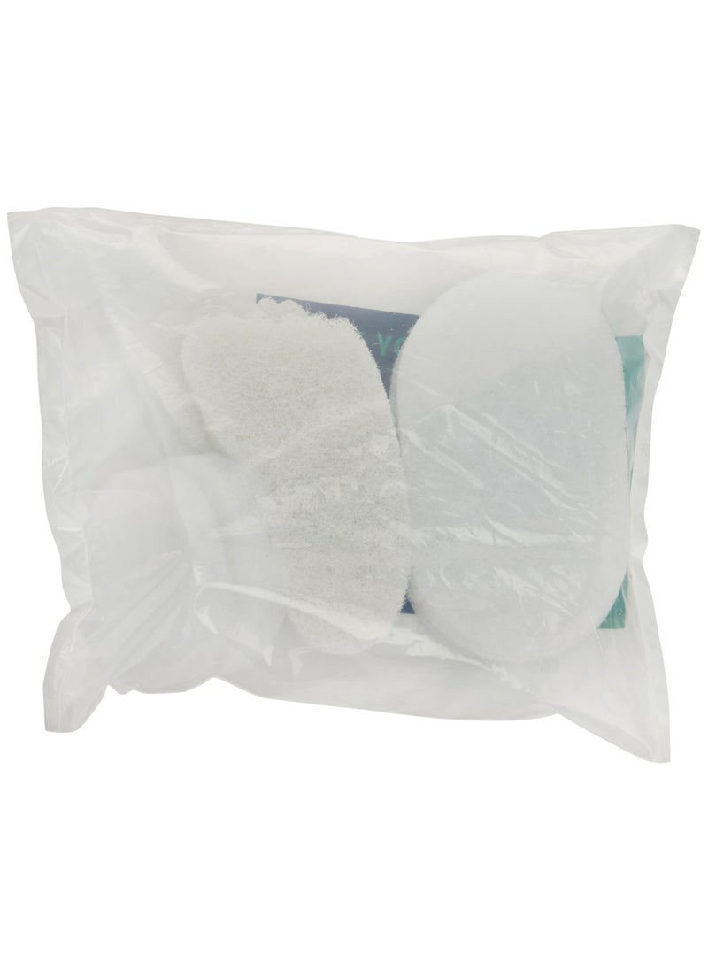 HartFelt - HartFelt Skin Care Bundle Includes 2 each Facial, 2 Body, & Foot Sponges for Exfoliating and Removing Dead Skin | Reusable Chemical-Free Sponges for Deep Cleansing | Made in USA - 6 Count - Image 1
