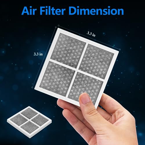 Funmit LT120F Refrigerator Air Filter Replacement for LG LT120F Kenmore Elite 46-9918 469918 9918 Replaces ADQ73214402 ADQ73214403 ADQ73214404-3 Pack - Image 5
