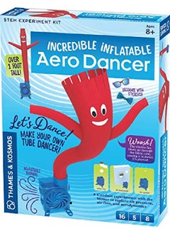 Thames & Kosmos Incredible Inflatable Aero Dancer Stem Experiment Kit ; Make Your Own 1Foot Tall Tube Dancer ; Explore Air Pressure Aerodynamics Gears & Circuits ; Handson Activities & Challenges  - Image 1