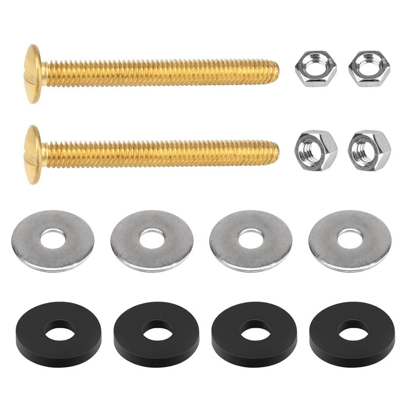 Apopip Tank to Bowl Bolt Kit 6101 Replacement for Fluidmaster, Toilet Tank Replacement Kit Universal Design Fit Most Toilets - Image 1