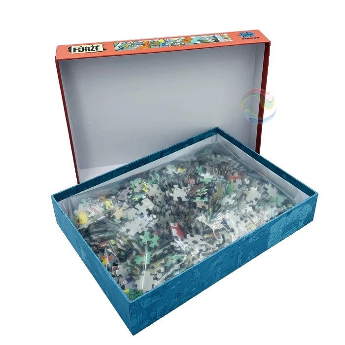 Bluejw 300-Piece Small Adult Game Puzzle Educational Paper Jigsaw with Carton Packing Available in  Colors - Image 3