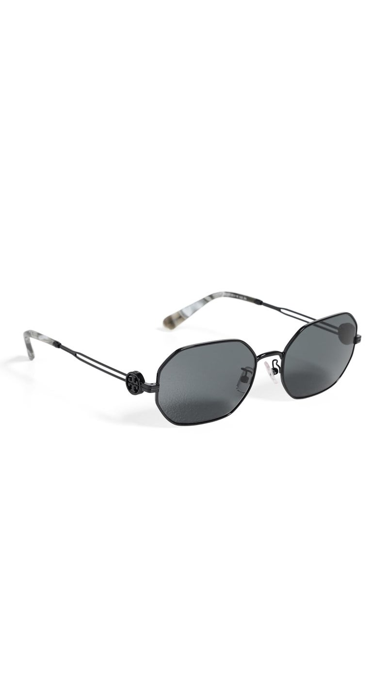 Tory Burch Sunglasses TY 6113 328287 Shiny Black/Dark Grey Polyamide Standard - Image 5