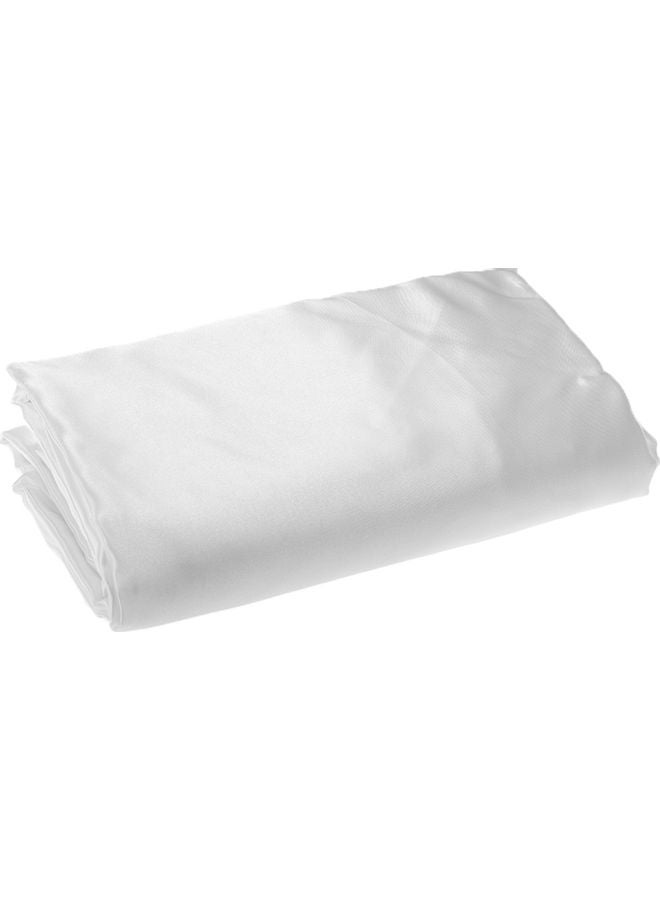 NIBEMINENT Well-made Soft Silk Fitted Sheet Cover Polyester White 37.00 x 3.00 28.00cm - Image 2