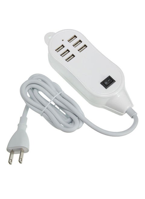 موزع USB محمول جديد ب6 منافذ بقدرة 30 وات يناسب جميع الأجهزة