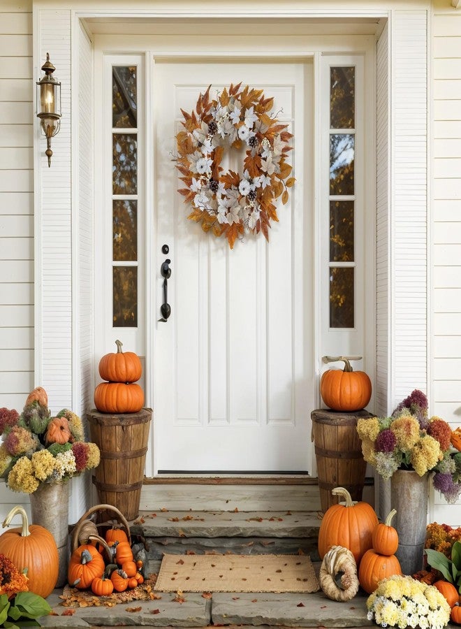 Zmtyykh Fall Wreath for Front Door Zmtyykh - Image 3