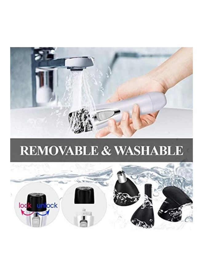 NIBEMINENT 4-Piece Professional Facial Nose Hair Trimmer Set - Image 2