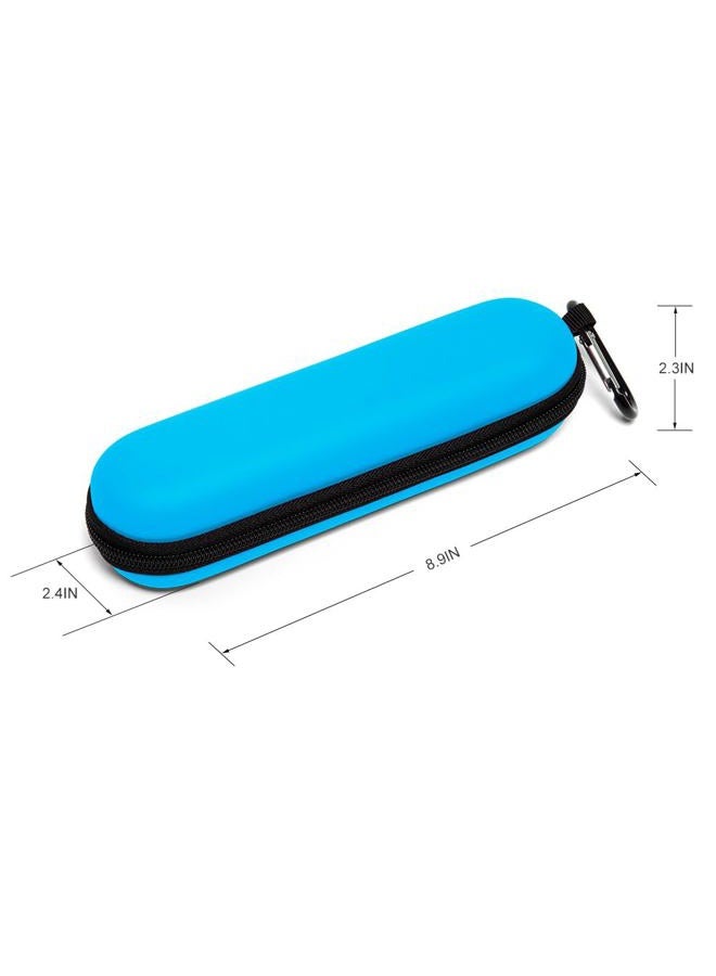 Nincha EVA Electric Toothbrush Case - Durable Hard Shell Travel Case with Mesh Pocket - Fits Most Powered Toothbrush Products (Blue) - Image 2