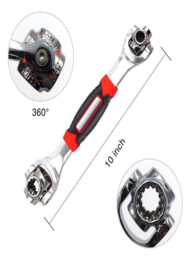 Mobhada 48 In 1 Multi-Socket Professional Fixed Square Wrench With 360° Rotating Heads For Auto, Home, Outdoor And More. - Image 2