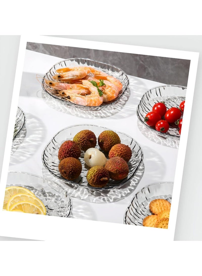 طقم أطباق تقديم اكليريك - (مع حامل منظم) لتقديم الطعام او التسالى - Image 5