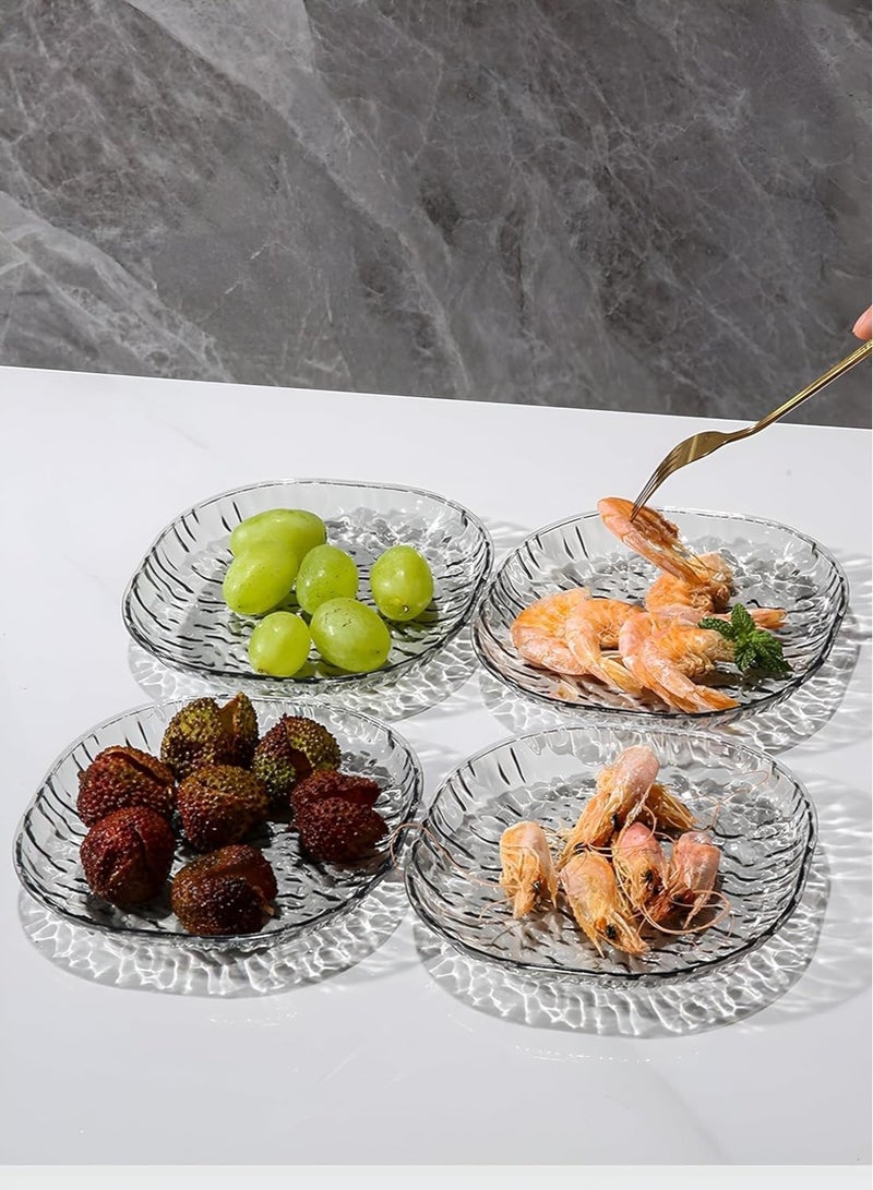 طقم أطباق تقديم اكليريك - (مع حامل منظم) لتقديم الطعام او التسالى - Image 4