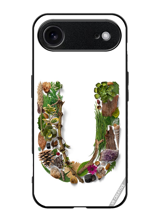 Protective Case Cover For Apple iPhone 17 Air Alphabet U Design Multicolour