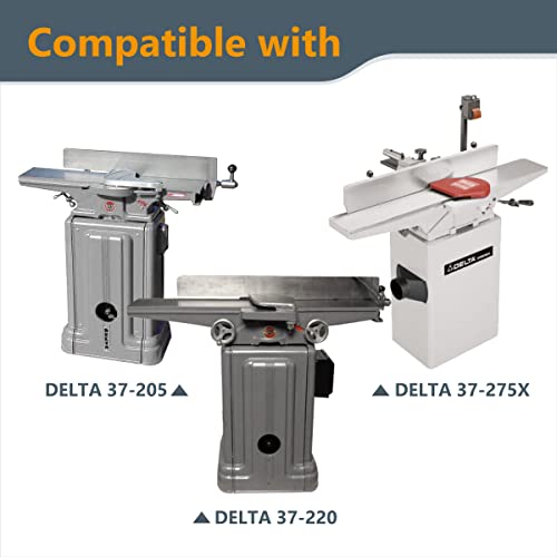 POWERTEC 6 Inch Jointer Blades for Delta 37-190 37-195 37-205 37-220 37-275X Jointer, Replacement for 37-658 Jointer Knives, Set of 3 (148031) - Image 4