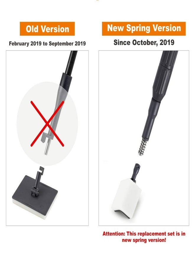 هايغر مجموعة أدوات تنظيف أحواض السمك hygger hg816 6 في 1 (إسفنجتان مسطحتان، إسفنجة بزاوية، مكشطة حادة) - Image 2