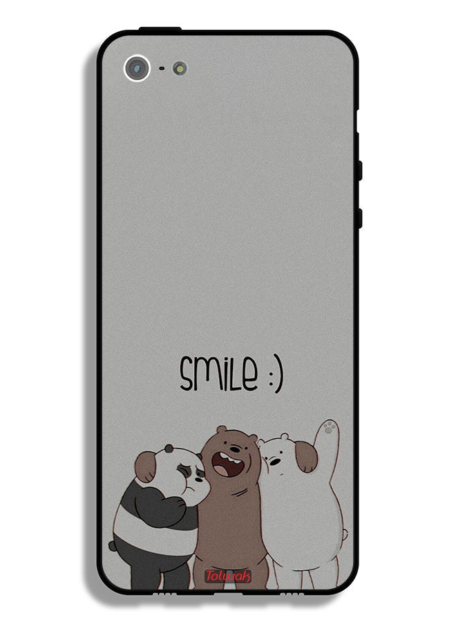 Tolwak Apple iPhone 5/5s/SE Protective Case Friends Smile - Image 2
