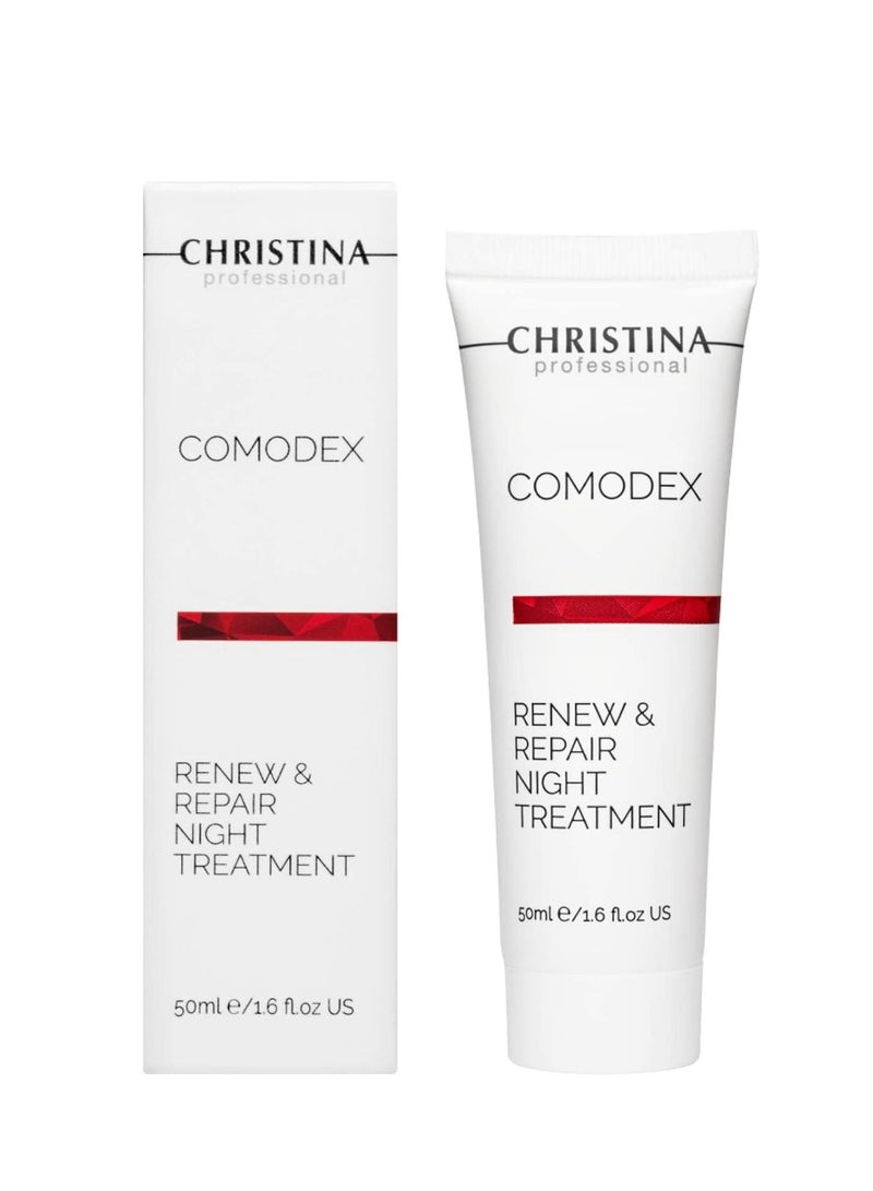 Christina Comodex Renew & Repair Night Cream with Retinol and Salicylic Acid | Moisturize, Tighten, and Cleanse your Skin | Suitable Oily And Combination Skin 50ml - Image 2