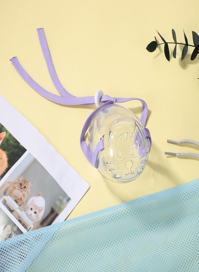 SUPVOX Cat Mesh Bathing Bag for Kitten Wash Grooming Bag Muzzle Restraint Bath Cage for Cats - Image 4