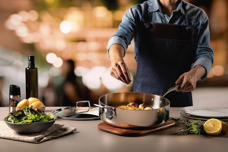 Tramontina 30CM Sauté Pan Grano with Lid