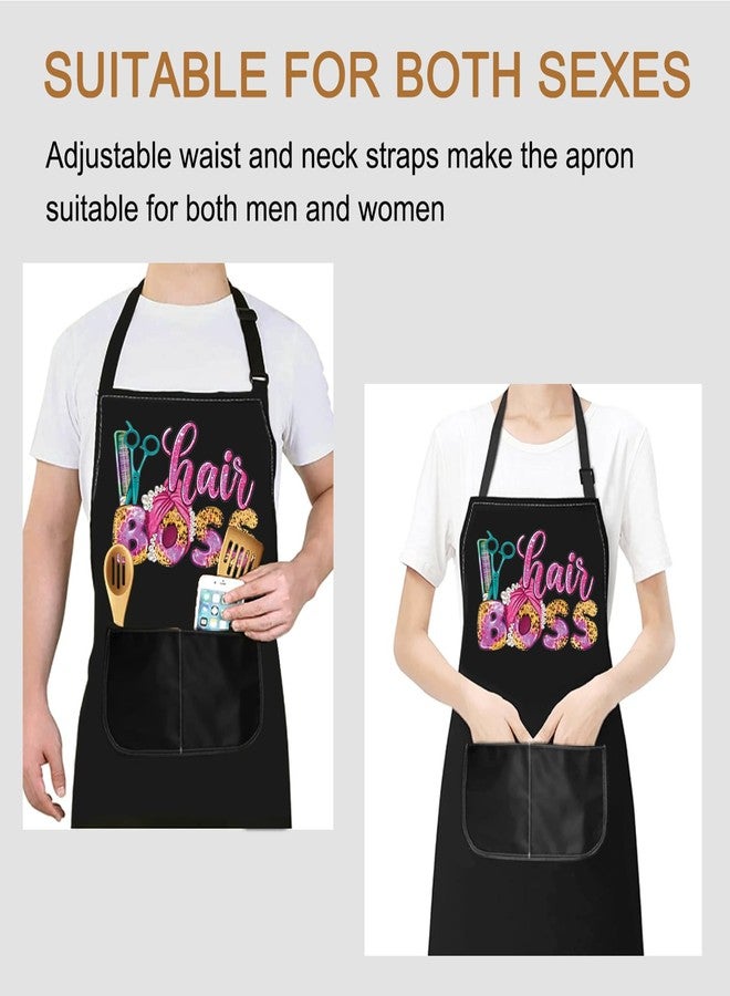 PXTIDY Hair Boss Apron Hair Salon Gift Hair Stylist Graduation Gifts Barbershop Salon Apron Hair Dresser Gift Hairdresser Gifts (hair BOSS apron) - Image 4